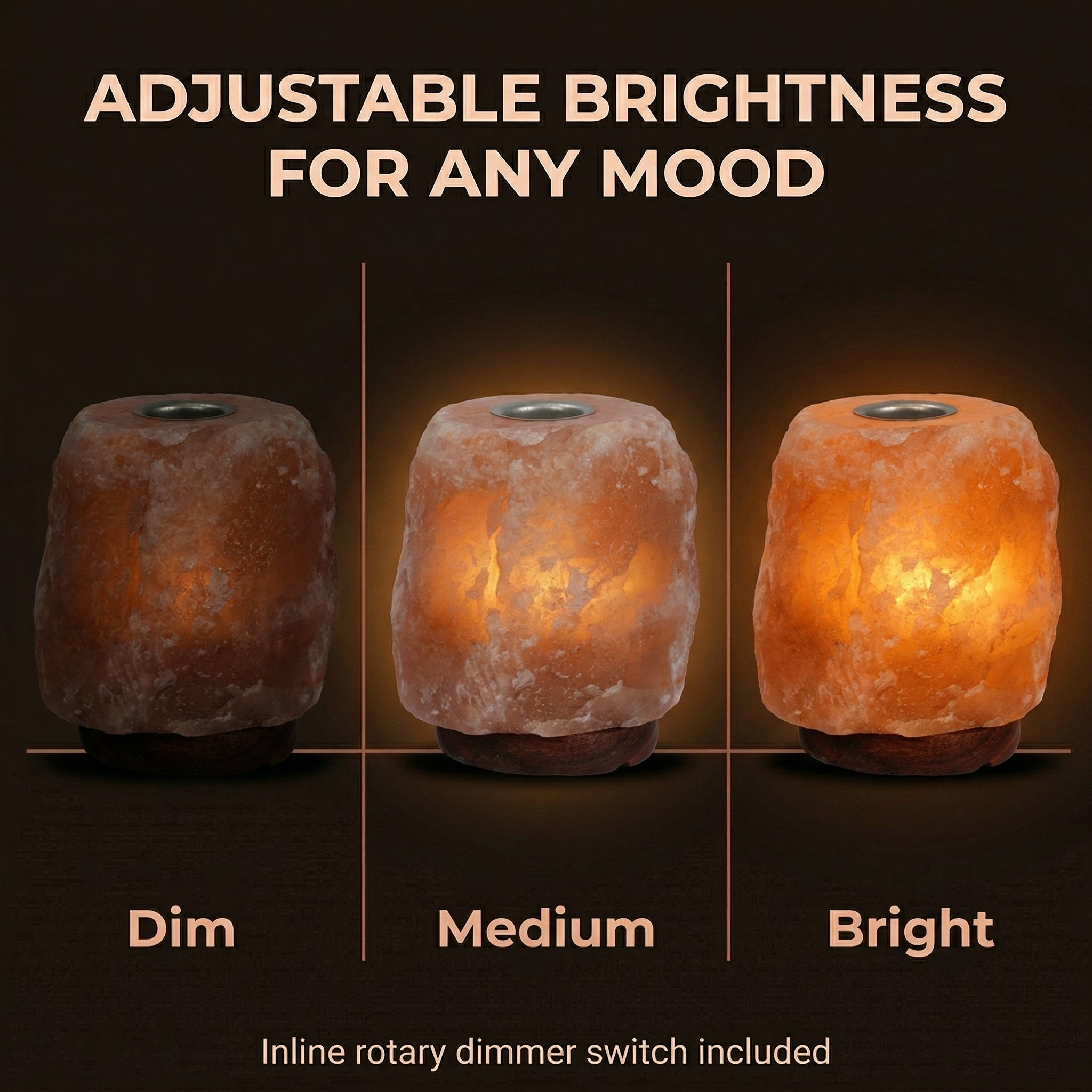 GAYA™ Himalayan Salt Lamp with Aromatherapy Tray