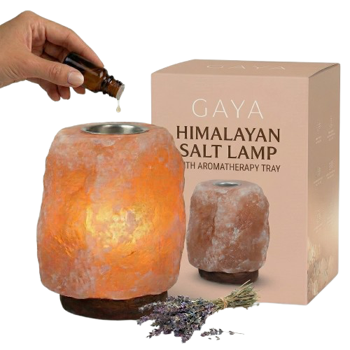 GAYA™ Himalayan Salt Lamp with Aromatherapy Tray